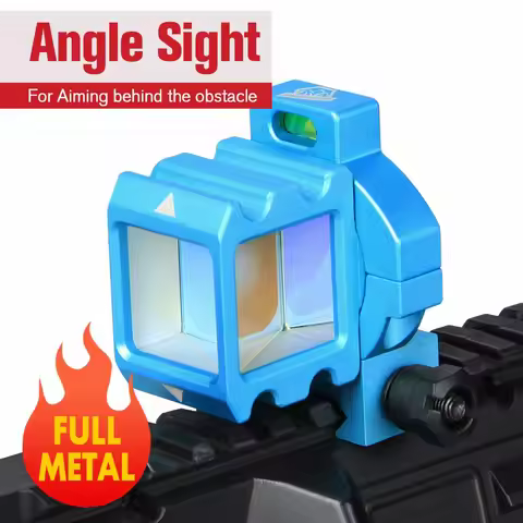 Canis Latrans Angle Sight Full Metal Reflect Airsoft Mirror Corner Sight 360 Rotate Reddot Holograph