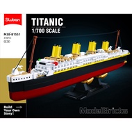 Sluban Bricks ModelBricks- 1/700 Titanic M38-B1551 Building Blocks for Boys