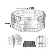 PHILUNAS Maple Cage 8 Pieces Fence