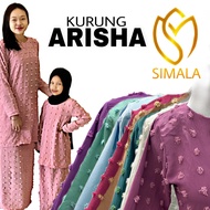 (RAYA 2024) ARISHA BAJU KURUNG MODEN Eksklusif Ironless SHAGGY CEY Sedondon Bridesmaid SIMALA