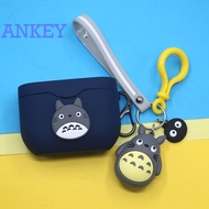 Sony WF-1000XM3 Cool Cartoon Totoro Earphone Cover for Sony WF 1000XM3 Case Wireless Bluetooth Headphone Protect Silicone Case Doll Key Ring Decor Skin