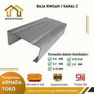 BANGUN RUMAH - Baja Ringan Kanal C | Reng Baja Ringan | Baja Ringan