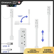 Outlet Extender Plug with USB Outlets Extends for Home