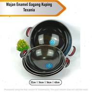 Terpopuler!!!!! Wajan Enamel Gagang Kuping 40cm Texania