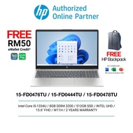 HP 15-FD0617TU/15-FD0618TU/15-FD0619TU/15-FD0621TU/15-FD0476TU/15-FD0478TU (CORE 5-120/i5-1334U/8GB/