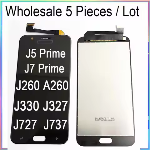Wholesale 5 pieces/lot For Samsung J5 prime Screen display LCD J260 A260 J330 J327 J337 J727 J737 J7