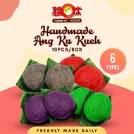 Freshly Handmade Assorted Ang Ku Kueh (10pcs) | Traditional Snacks and Cakes