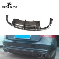 Carbon Fiber Rear Diffuser Facelift Rear Bumper Retrofit for Audi A5 S5 8T 2012+(Fits:A5)