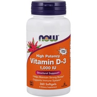 Vitamin D-3 1000 IU () - 360 Softgels by NOW