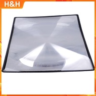 【H&H】 A5 Flat PVC Magnifier Sheet X3 Book Page Magnifying Reading Glass Lens
