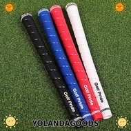 YOLANDAGOODS1 Golf Grip, Rubber Iron Bars Golf Club Grip, High Quality Wooden Poles Red/Blue/Black/W