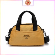 Gudika Trendy Casual Hand Messenger Bag Nylon Waterproof Handbag Zipper Large Capacity Storage Bag Shoulder Bag