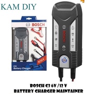 BOSCH C3 Battery Charger 6V/12V (1 YEAR WARRANTY)