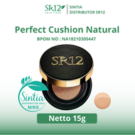SR12 Cushion Sr12 Bedak Basah Glowing Tahan Air Niacinamide Titanium Dioxide Pressed Powder SPF 21-3