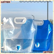 LETTER1 5L/10L Water Bag Home Car Container Collapsible Sports Riding Bottle