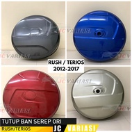 TUTUP COVER BAN SEREP RUSH TERIOS 2012 2013 2014 2015 2016 2017 ASLI