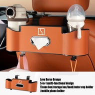 ZLWR เหมาะสำหรับกล่องเก็บของด้านหลังเบาะ ZEEKR 7X/ZEEKR 009/ZEEKR X วัสดุ ABS ป้องกันรอยขีดข่วนและกา