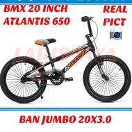Sepeda bmx 20 inch ATLANTIS ban jumbo 3.0 sepeda anak BMX 20 IN , bmx 20 inch morison BAN JUMBO new, sepeda anak laki laki ukuran 20 sepeda anak laki laki bmx 20 inch