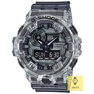 CASIO GA-700SK-1A / G-SHOCK / Analog-Digital / Semi-transparent / 200M WR / Resin Strap / Black / Sp
