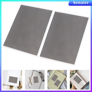 2 Pcs Craft Embossing Folders Card Making Tools Arts and Crafts Supplies 3d Template  kenaier