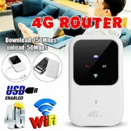 Portable 4G Router Wireless Broadband Wifi Hotspot SIM Card Slot USB LTE Mobile