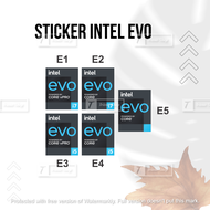 Stiker Laptop Intel Evo Generasi Core i3 i5 i7
