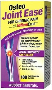 Webber Naturals Osteo Joint Ease with InflamEase 180 Caplets
