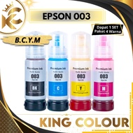 EPSON INK 003 (1 SET) PRINTER SERIES L1110, L3110, L3116, L3150, L3156, L5190, L3210, L5290, L3256, 