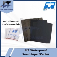 P80-P800 MT Waterproof Sand Paper for Wall/Wood/Steel .etc