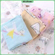 BizHome ผ้าห่อตัวเด็กแรกเกิด มัสลินคอตตอน 100% ขนาด 120x120 cm Muslin Baby towel มีสินค้าพร้อมส่ง