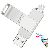 iDiskk 256GB MFi Certified Flash Drive Photo Stick for iPhone (14/13/12/12 pro/12 pro max/11/11 Pro/