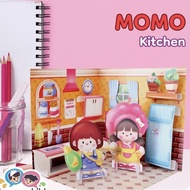 NEWEST 3D PANORAMIC ROOM TOY Miniature House Miniature Furniture Mini Toys Doll House