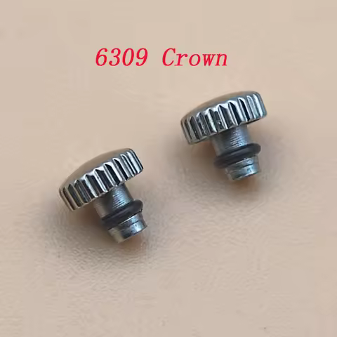 Watch Stainless Steel Crown Fit NH35 NH36 Movement Accessories Replacement Spare Parts For 6309 Watc