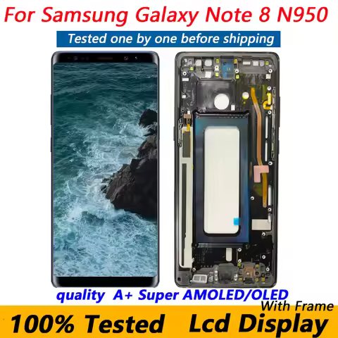 Super AMOLED/OLED Note8 Tested Replacement For Samsung Galaxy Note 8 N9500/DS N950F LCD Display Touc