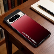 phone case suitable for Google Pixel 8 Pro Tempered glass back panel with scratch and drop resistanc
