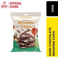 AMAZIN GRAZE DARK CHOCOLATE BROWNIE CHIPS 140G