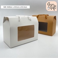 Cake Box With Window BIG 20x15.4x11cm &amp; SMALL 15x11.5x9cm