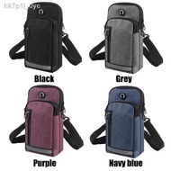 (cod)DAPHNE Fashion Phone Bags Waterproof Waist Bag Shoulder Bags Messenger Bag Women Men Zipper Cr