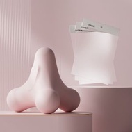 運動放鬆瑜伽健身球 四角筋膜球 肩頸經絡按摩球（粉色OPP袋裝）