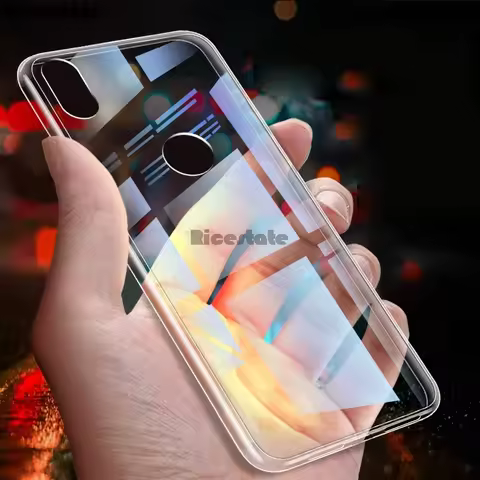 Clear Silicone Soft Case For Xiaomi Redmi Note 8 5 6 7 Pro Redmi 7 6 Pro 6A 7A 8A 5 Plus 4X Case Red
