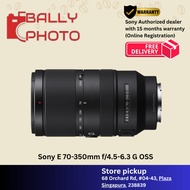 Sony E 70-350mm f/4.5-6.3 G OSS Lens I SEL70350G I Sony SG Warranty