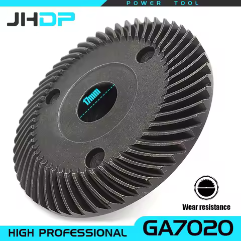 1Set Spiral Bevel Gear Set Replacement For Makita GA7020 GA 7020 Angle Grinder Spare Parts Power Too