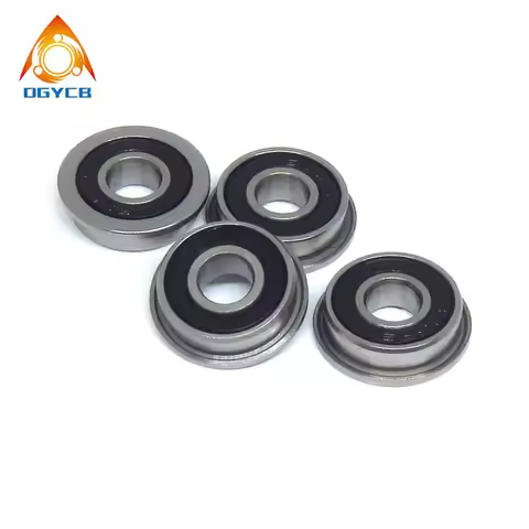5pcs F695 2RS Flange Bearing 5x13x4 mm Deep Groove Ball Bearing F695RS 5*13*4 mm VORON Mobius 2/3 3D