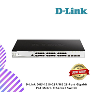 D-Link DGS-1210-28P/ME 28-Port Gigabit PoE Metro Ethernet Switch
