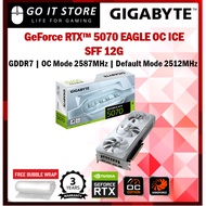 GIGABYTE GeForce RTX™ 5070 EAGLE OC ICE SFF 12G GRAPHIC CARD (RTX N5070EAGLEOC ICE-12GD)