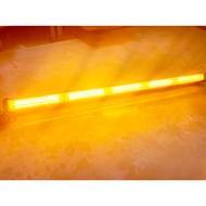 12V-24V Car Emergency Warning Flash Strobe Light Bar Strobe Light Bar Amber LED Truck Yellow