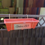 GANTUNGAN Balcony fence pot rack long pot rack/ balcony fence standing/ balcony fence pot hanger/