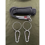 UTILITY ROPE 10MTRS WITH DUYAN RING AND SNAPLING