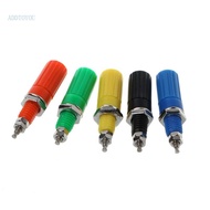 【3C】 5 Pcs Binding Post 5 Colors Speaker 4mm Banana Plug Test Connector Jack Socket