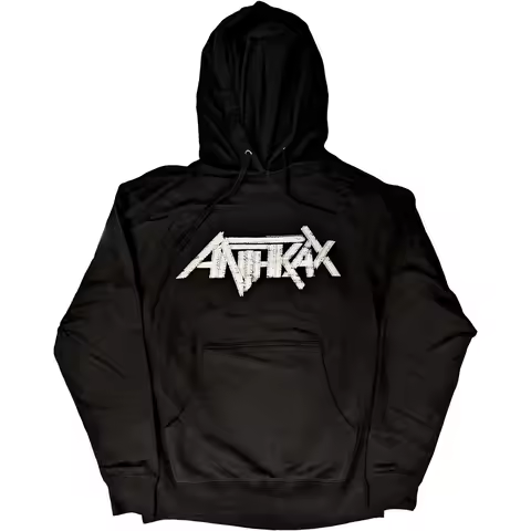 Anthrax Logo Graphic Print Men's and Women's Loose Warm Hoodies Casual Autumn and Winter Luxury Fash